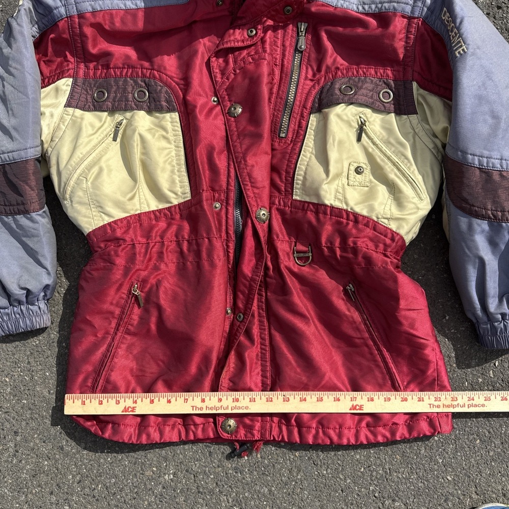 Vintage Descente Ski Jacket Men's Size M Cyber Y2k Winter Baggy Grunge - Picture 10 of 13